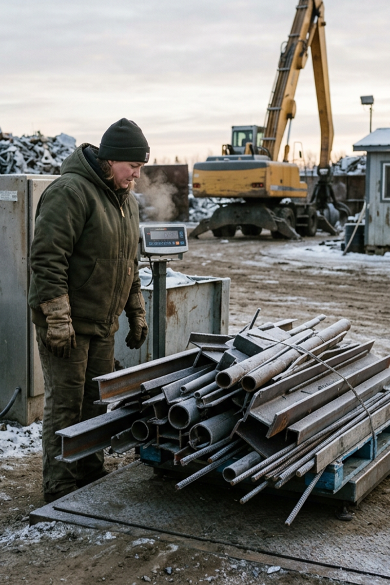 Ekosfera Choszczno, Stary Klukom posiada skalibrowaną wagę do metalu